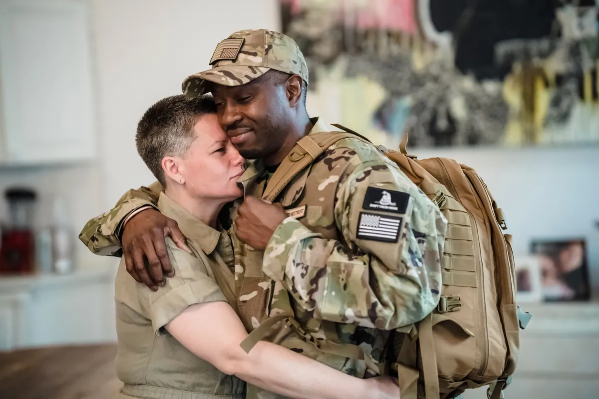 Illustrative stock photo of a couple in North Las Vegas, not real members
